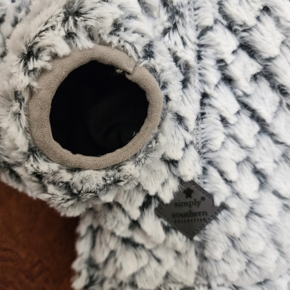 Simply Southern Textured Sherpa Faux Fur Quarter Zip Pullover Small - Picture 4 of 8